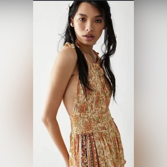 Free People Run Free Ruched Romper NWOT - Picture 7 of 8